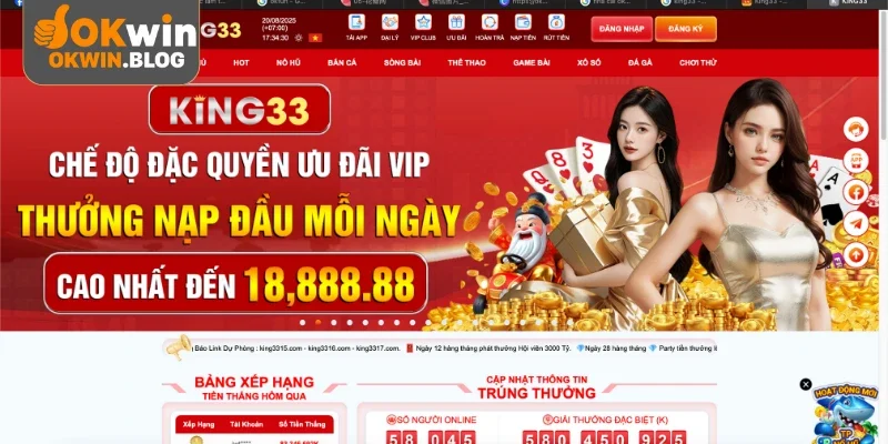 Sự phát triển mạnh mẽ, nhanh chóng của KING33